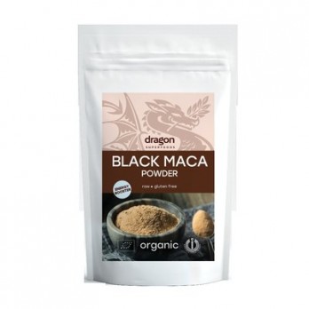Maca neagra pudra raw bio, Dragon Superfoods, 100gr 