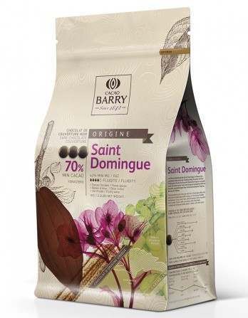 BARRY CALLEBAUT- Ciocolată neagră- SANTO DOMINGO, cacao 72%, 1kg