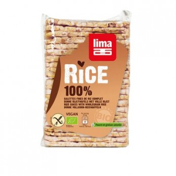Rondele de orez expandat cu sare bio, Lima, 130gr