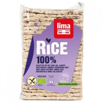 Rondele subtiri rectangulare din orez expandat fara sare bio, Lima, 130gr
