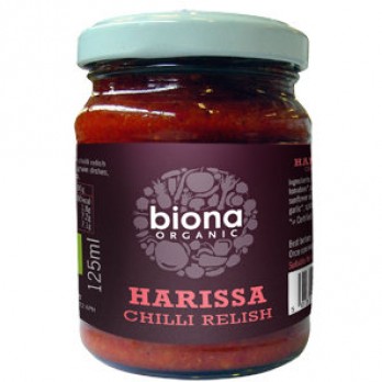 Sos chilli Harissa bio, Biona, 125ml