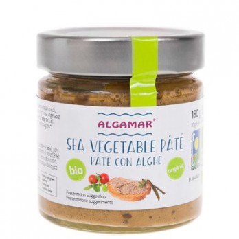 Pate vegetal cu alge marine eco 180gr, Algamar