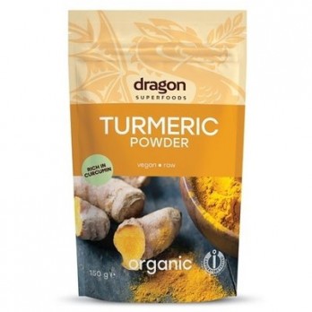 Turmeric (curcuma) bio, Dragon Superfoods, 150gr
